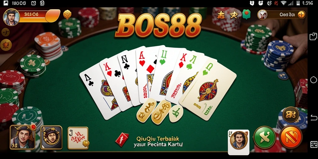 Screenshot gameplay QiuQiu yang seru dan interaktif.
