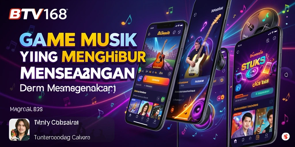 Tampilan gameplay BTV168 dengan berbagai fitur musik yang menyenangkan.