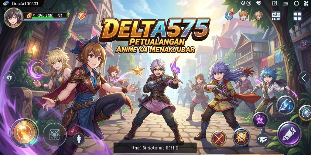 Tampilan gameplay DELTA575 yang menarik dan dinamis.