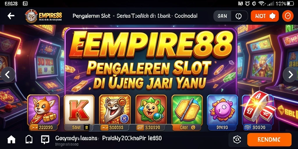 Screenshot gameplay menampilkan kemenangan besar di EMPIRE88 Slot.