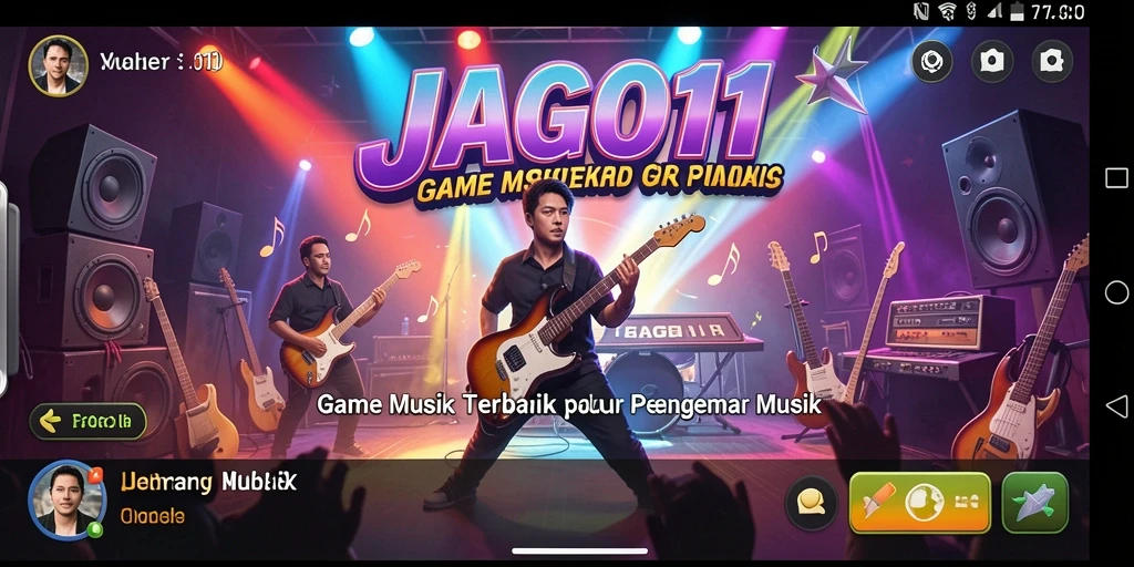 Tampilan gameplay JAGO11 yang interaktif dan penuh warna.