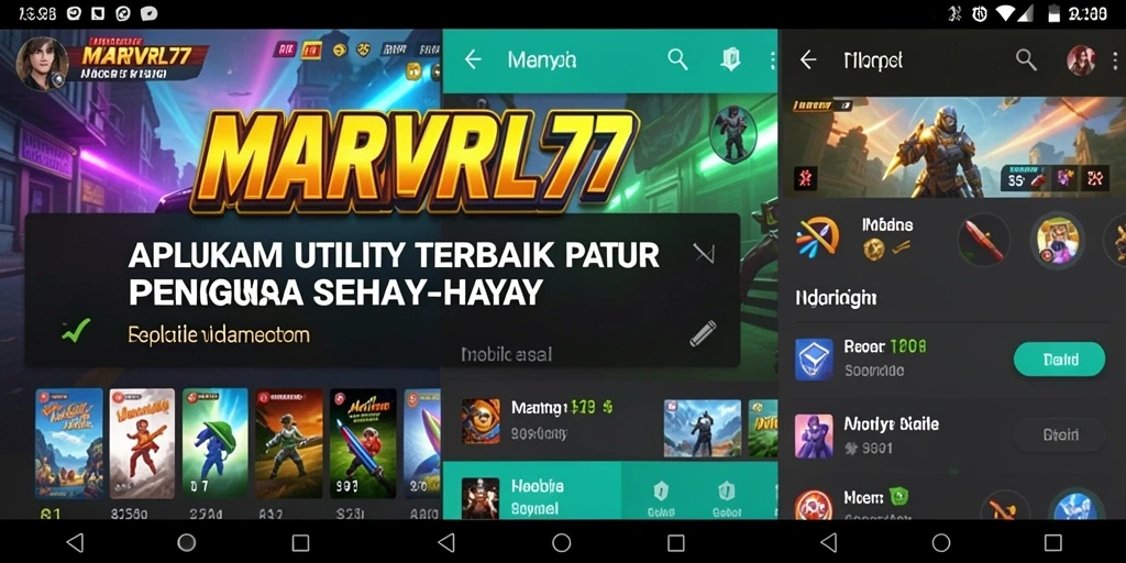 Tampilan antarmuka yang intuitif dan mudah digunakan di MARVRL77.