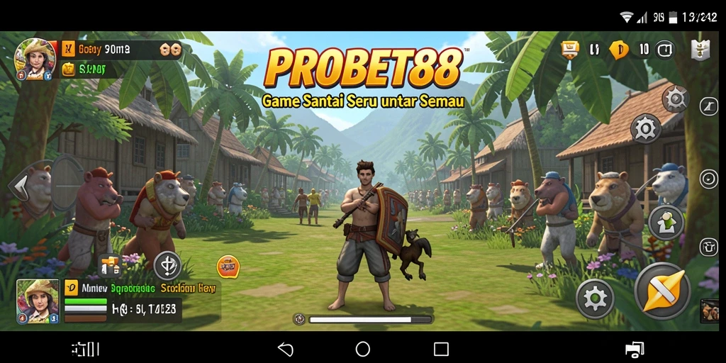 Tampilan gameplay PROBET88 yang seru dan menantang.