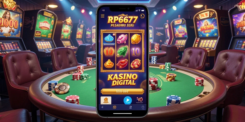 Tampilan menarik dari gameplay Kasino yang seru.