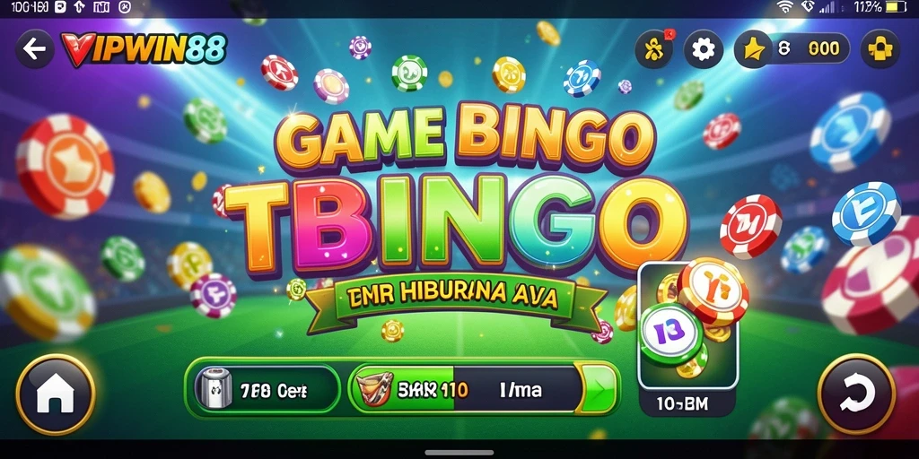 Tampilan menarik dari gameplay Bingo di VIPWIN88.